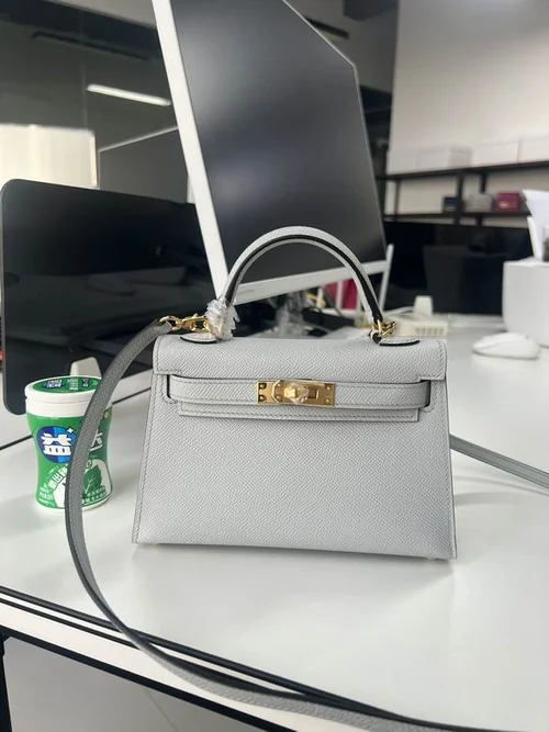 Hermes Original Herbag Zip Authentic Canvas Leather