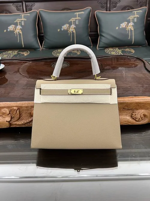 Hermes Original Herbag Zip Authentic Canvas Leather