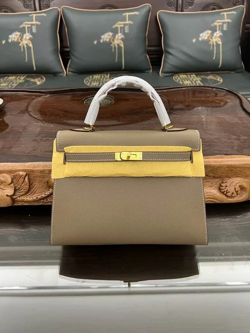 Hermes Original Herbag Zip Authentic Canvas Leather