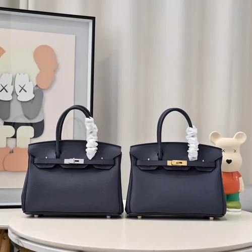 Hermes Original Herbag Zip Authentic Canvas Leather