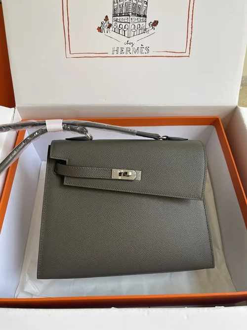 Hermes Original Kelly Bag Authentic Togo Leather Luxury