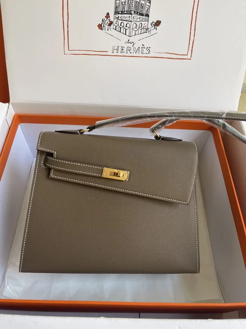 Hermes Original Kelly Bag Authentic Togo Leather Luxury