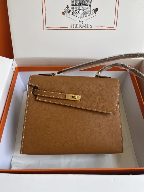 Hermes Original Kelly Bag Authentic Togo Leather Luxury