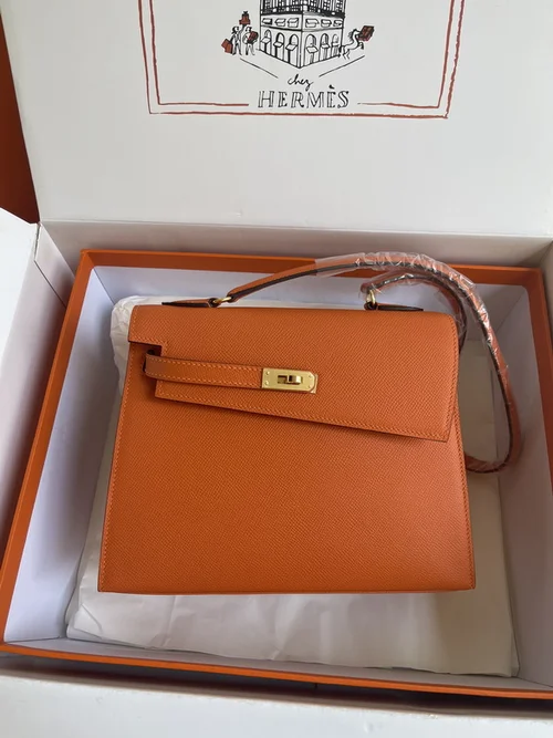Hermes Original Kelly Bag Authentic Togo Leather Luxury
