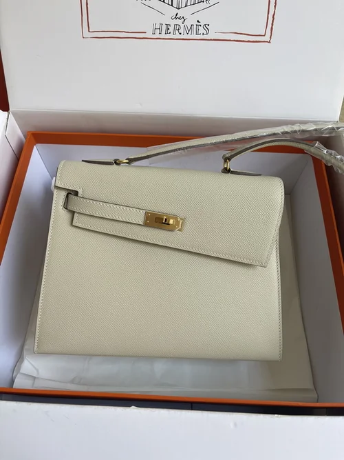 Hermes Original Kelly Bag Authentic Togo Leather Luxury