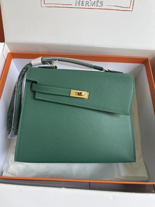 Hermes Original Kelly Bag Authentic Togo Leather Luxury