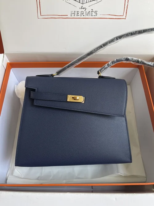 Hermes Original Kelly Bag Authentic Togo Leather Luxury