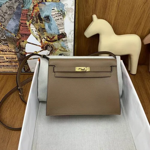 Hermes Original Kelly Bag Authentic Togo Leather Luxury