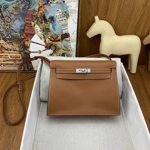 Hermes Original Kelly Bag Authentic Togo Leather Luxury