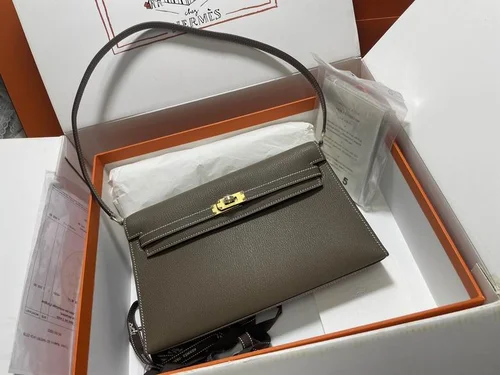 Hermes Original Kelly Bag Authentic Togo Leather Luxury