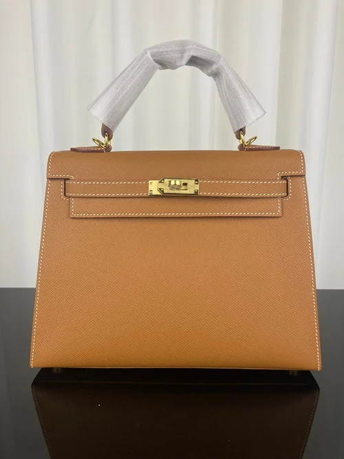 Hermes Original Kelly Bag Authentic Togo Leather Luxury