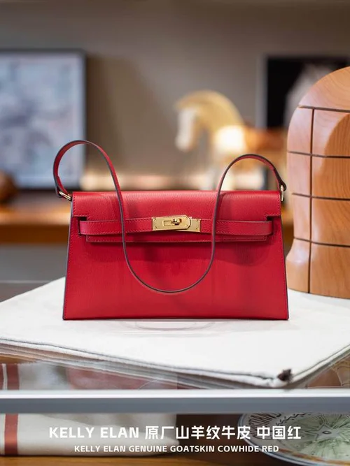 Hermes Original Kelly Bag Authentic Togo Leather Luxury