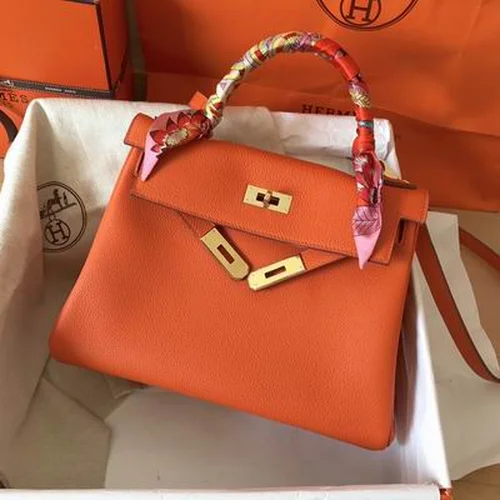 Hermes Original Kelly Bag Authentic Togo Leather Luxury