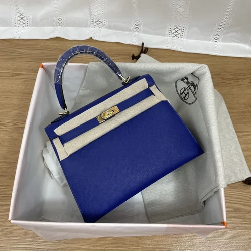 Hermes Original Kelly Bag Authentic Togo Leather Luxury