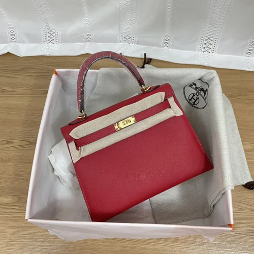 Hermes Original Kelly Bag Authentic Togo Leather Luxury
