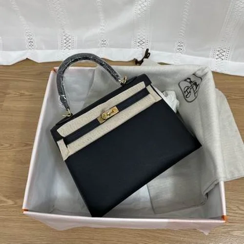 Hermes Original Kelly Bag Authentic Togo Leather Luxury
