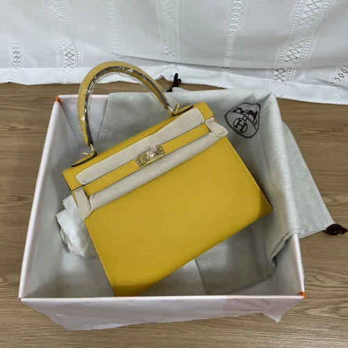 Hermes Original Kelly Bag Authentic Togo Leather Luxury