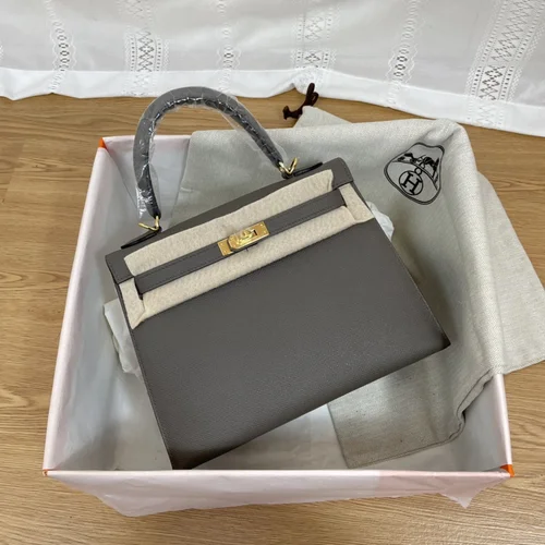 Hermes Original Kelly Bag Authentic Togo Leather Luxury