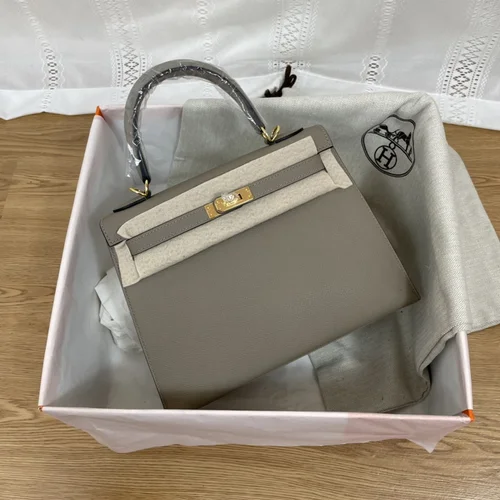 Hermes Original Kelly Bag Authentic Togo Leather Luxury