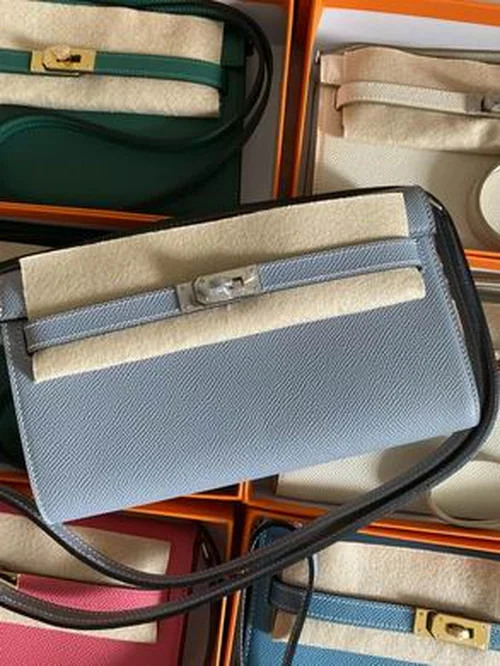 Hermes Original Kelly Bag Authentic Togo Leather Luxury