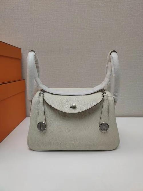Hermes Original Lindy Bag Authentic Clemence Leather