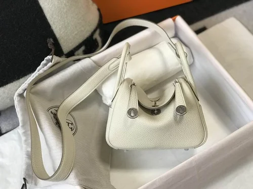 Hermes Original Lindy Bag Authentic Clemence Leather