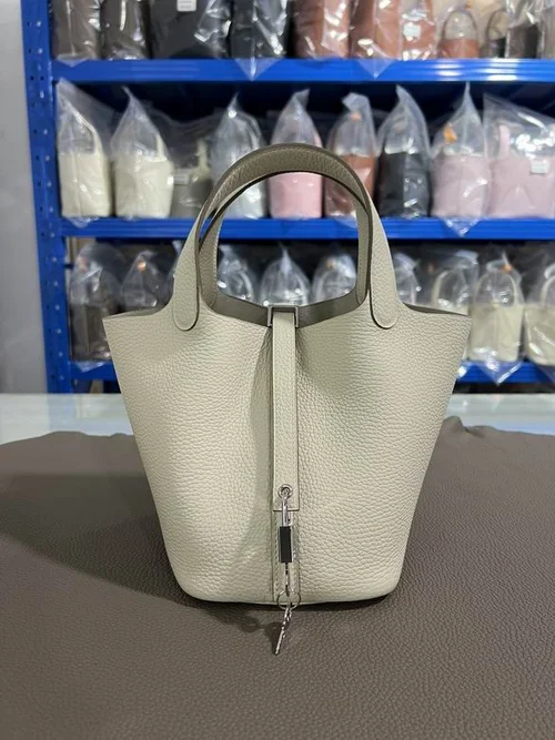 Hermes Original Picotin Lock Authentic Clemence Leather