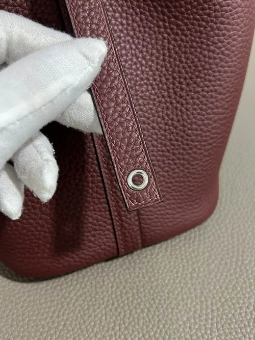 Hermes Original Picotin Lock Authentic Clemence Leather