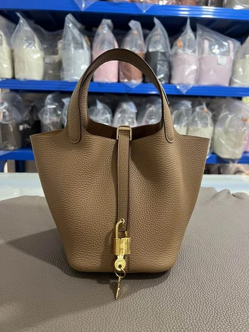 Hermes Original Picotin Lock Authentic Clemence Leather