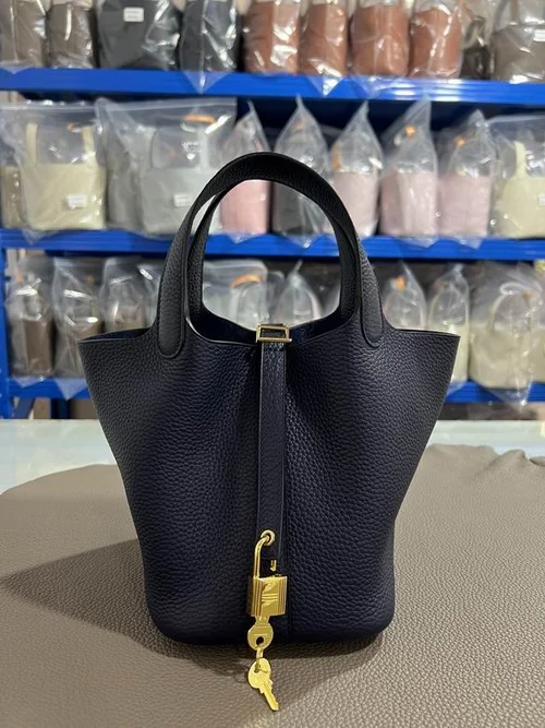 Hermes Original Picotin Lock Authentic Clemence Leather