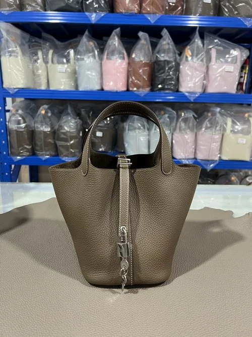 Hermes Original Picotin Lock Authentic Clemence Leather