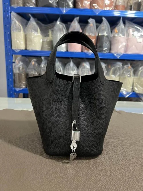 Hermes Original Picotin Lock Authentic Clemence Leather