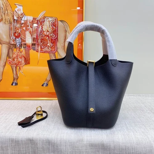 Hermes Original Picotin Lock Authentic Clemence Leather