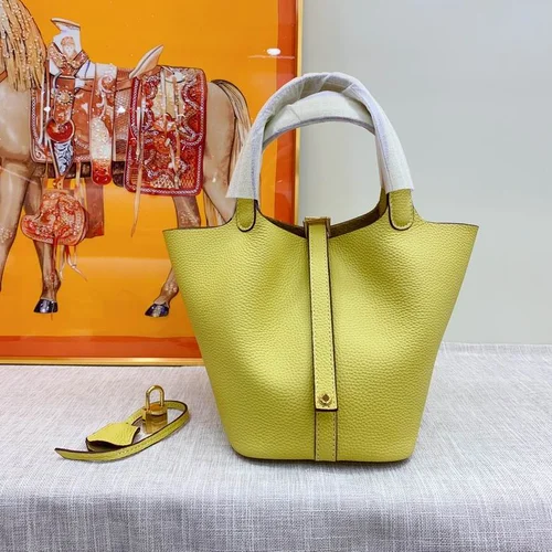 Hermes Original Picotin Lock Authentic Clemence Leather