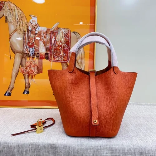 Hermes Original Picotin Lock Authentic Clemence Leather