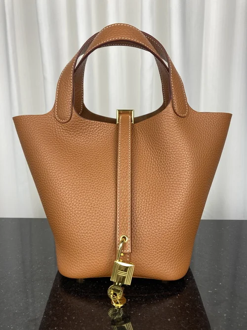 Hermes Original Picotin Lock Authentic Clemence Leather