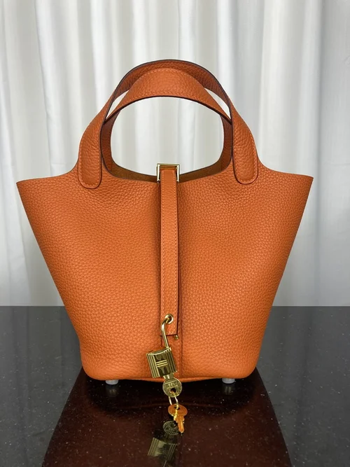 Hermes Original Picotin Lock Authentic Clemence Leather