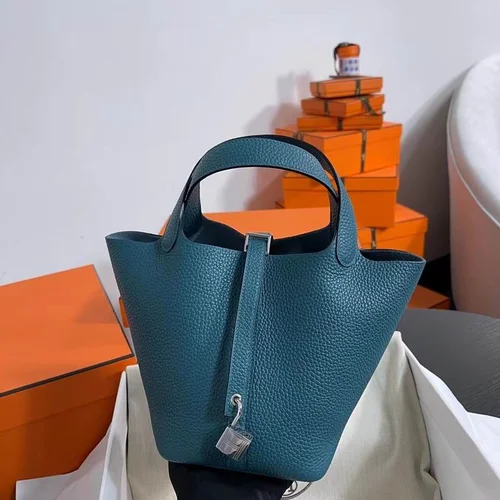 Hermes Original Picotin Lock Authentic Clemence Leather