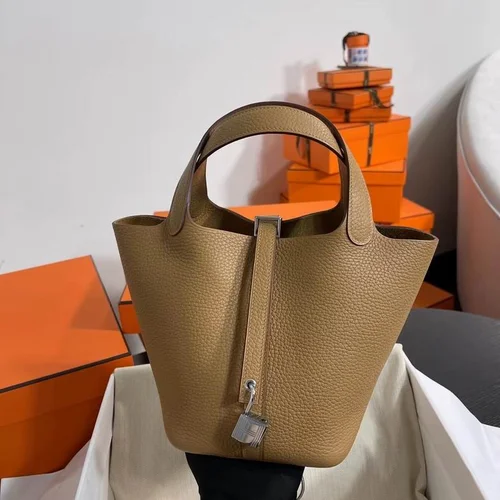 Hermes Original Picotin Lock Authentic Clemence Leather