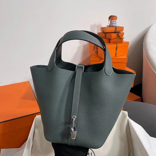 Hermes Original Picotin Lock Authentic Clemence Leather