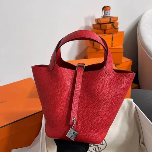 Hermes Original Picotin Lock Authentic Clemence Leather