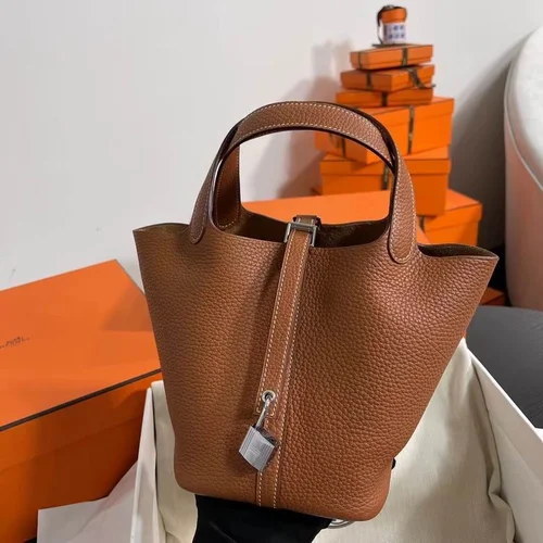 Hermes Original Picotin Lock Authentic Clemence Leather