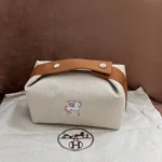 Hermes Original Trousse Bride A Brac Authentic Canvas Pouch