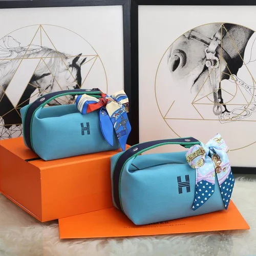 Hermes Original Trousse Bride A Brac Authentic Canvas Pouch