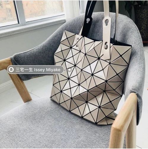 11 Issey Miyake Handbag Medium Women Luxury Pleated Designer