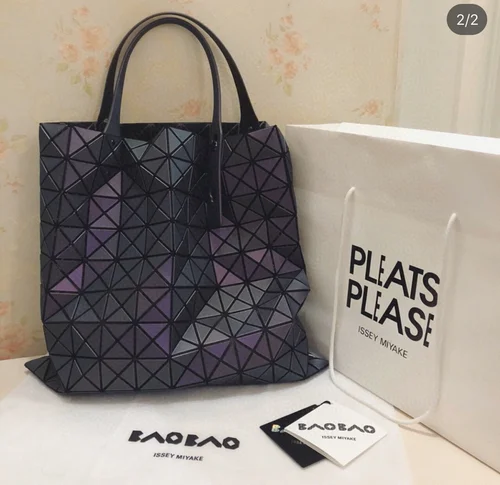 11 Issey Miyake Handbag Medium Women Luxury Pleated Designer
