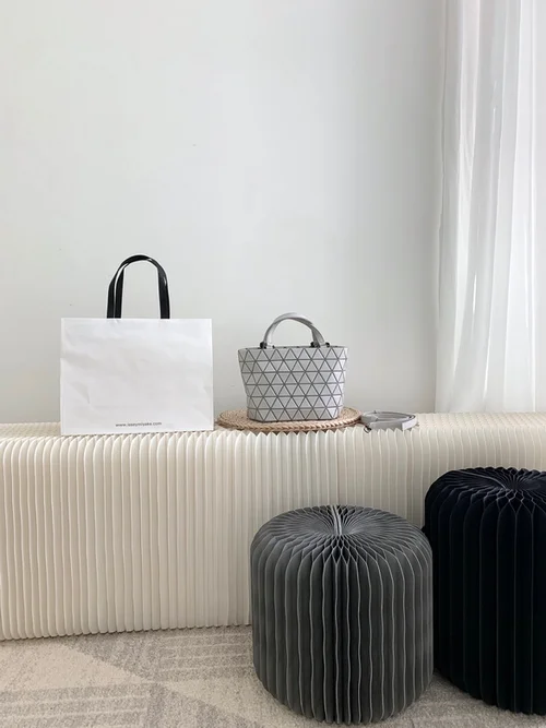 11 Issey Miyake Handbag Medium Women Luxury Pleated Designer