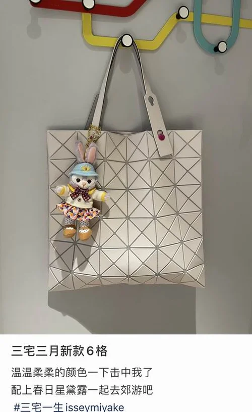 11 Issey Miyake Handbag Medium Women Luxury Pleated Designer