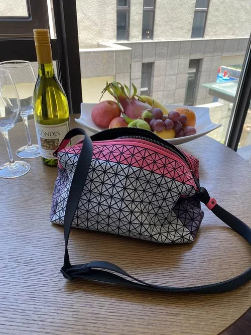 Issey Miyake Original Messenger Bag Authentic Pleated Luxury