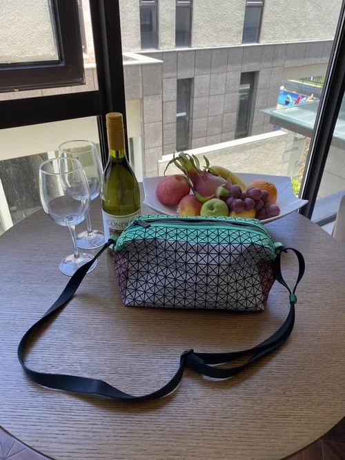 Issey Miyake Original Messenger Bag Authentic Pleated Luxury